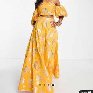 ASOS lehenga set (top and skirt)
